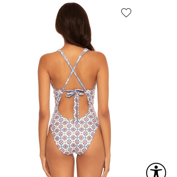 NWT BECCA BY REBECCA VIRTUE
Skylar Reversible Plunge One Piece Swimsuit - Picture 7 of 16